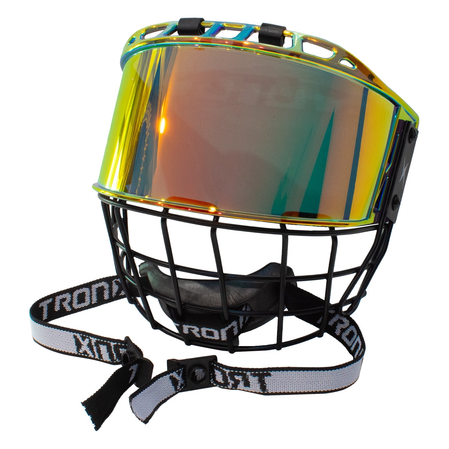 thumbnail interactive-video image 1 of TronX S920 Senior Hockey Full Face Shield – Hybrid Visor & Cage Combo – Clear 1 of 6