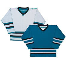 Load image into Gallery viewer, Sherwood SPR300 San Jose NHL Replica Reversible Hockey Jerseys