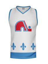 Load image into Gallery viewer, Quebec Nordiques Retro White Alternate Hockey Tank