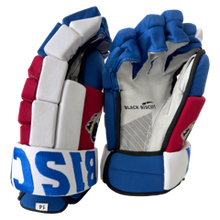 Load image into Gallery viewer, "ALEX" Hockey Gloves - Red/White/Blue