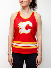 Load image into Gallery viewer, Calgary Flames Women's Racerback Hockey Tank