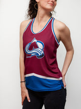 Load image into Gallery viewer, Colorado Avalanche Women's Racerback Hockey Tank