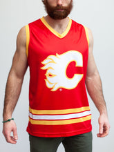 Load image into Gallery viewer, Calgary Flames Alternate Hockey Tank