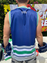 Load image into Gallery viewer, Hartford Whalers Retro Navy Blue Alternate Hockey Tank