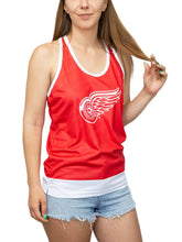 Load image into Gallery viewer, Detroit Red Wings Women's Racerback Hockey Tank