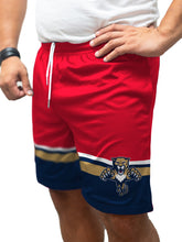 Load image into Gallery viewer, Florida Panthers "Leaping Cat" Alternate Mesh Hockey Shorts