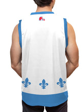 Load image into Gallery viewer, Quebec Nordiques Retro White Alternate Hockey Tank