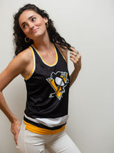 Load image into Gallery viewer, Pittsburgh Penguins Women's Racerback Hockey Tank