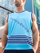 Load image into Gallery viewer, Pittsburgh Penguins Powder Blue Classics Alternate Hockey Tank