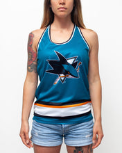 Load image into Gallery viewer, San Jose Sharks Women's Racerback Hockey Tank
