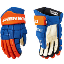 Load image into Gallery viewer, Sherwood Code NHL Team Stock Senior Hockey Gloves - New York Islanders