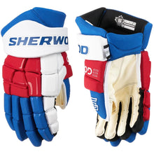 Load image into Gallery viewer, Sherwood Code NHL Team Stock Senior Hockey Gloves - New York Rangers