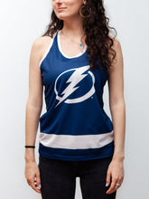 Load image into Gallery viewer, Tampa Bay Lightning Women's Racerback Hockey Tank