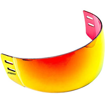 Load image into Gallery viewer, TronX S30 Revo Red Mirrored Anti-Scratch/Anti-Fog Hockey Helmet Visor
