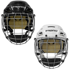 Load image into Gallery viewer, TronX Stryker Hockey Helmet Combo