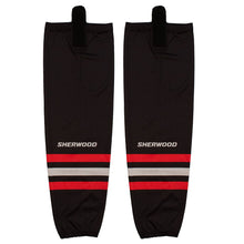 Load image into Gallery viewer, Sherwood SPR350 Chicago Blackhawks NHL Reversible Dry Fit Socks