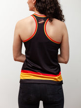 Load image into Gallery viewer, Vancouver Canucks Retro Alternate Women's Racerback Hockey Tank