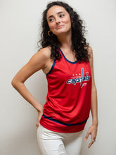 Load image into Gallery viewer, Washington Capitals Women's Racerback Hockey Tank