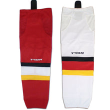 Load image into Gallery viewer, Calgary Flames Hockey Socks - TronX SK300 NHL Team Dry Fit