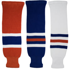 Load image into Gallery viewer, Edmonton Oilers Knitted Ice Hockey Socks (TronX SK200)