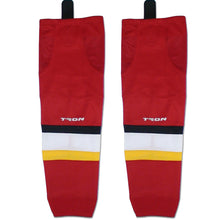 Load image into Gallery viewer, Calgary Flames Hockey Socks - TronX SK300 NHL Team Dry Fit
