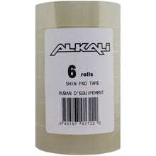 Load image into Gallery viewer, Alkali Clear Shin Poly Hockey Tape 6-Pack