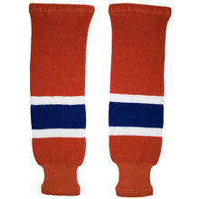 Load image into Gallery viewer, Edmonton Oilers Knitted Ice Hockey Socks (TronX SK200)