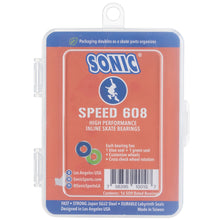Load image into Gallery viewer, Sonic 16-Pack Roller Hockey Bearings (Speed 608)