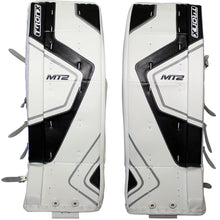 Load image into Gallery viewer, TronX MT2 Senior Hockey Goalie Leg Pads (White/Black)
