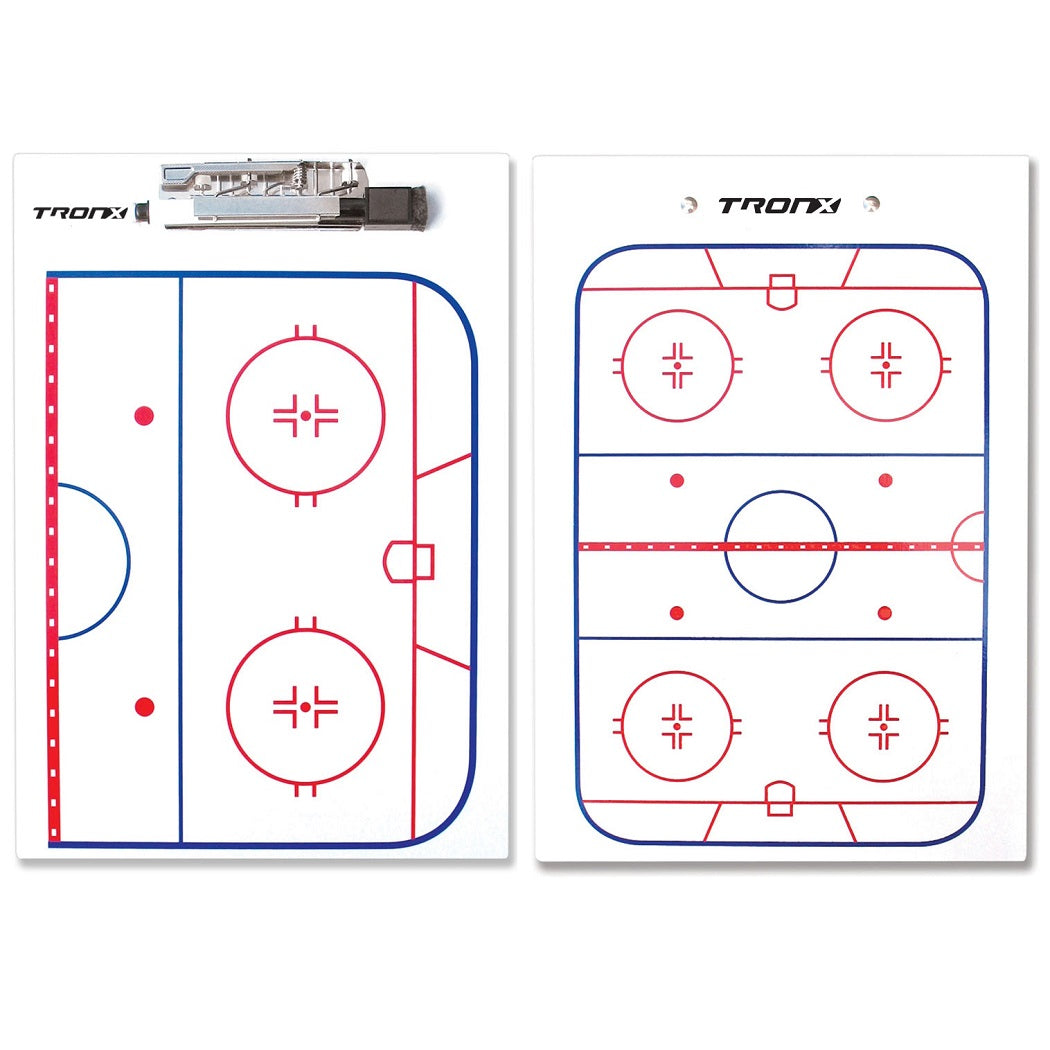 TronX Hockey Dry Erase Coaches Clipboard - 9
