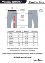 Load image into Gallery viewer, Playa Pant Sizing chart
