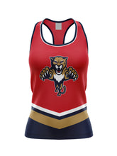 Load image into Gallery viewer, Florida Panthers &quot;Leaping Cat&quot; Alternate Women&#39;s Racerback Hockey Tank
