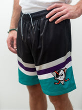 Load image into Gallery viewer, Anaheim Ducks Retro Alternate Mesh Hockey Shorts
