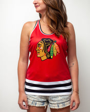 Load image into Gallery viewer, Chicago Blackhawks Women&#39;s Racerback Hockey Tank

