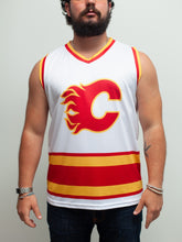Load image into Gallery viewer, Calgary Flames Retro Alternate Hockey Tank
