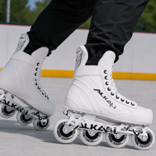 Load image into Gallery viewer, Alkali Cele Adjustable Junior Roller Hockey Skates
