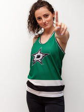 Load image into Gallery viewer, Dallas Stars Women&#39;s Racerback Hockey Tank
