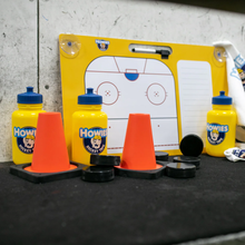 Load image into Gallery viewer, Howies Hockey Pop Top Water Bottle
