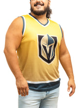 Load image into Gallery viewer, Vegas Golden Knights Championship Gold Ombré Hockey Tank
