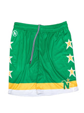 Load image into Gallery viewer, Minnesota North Stars Retro Alternate Mesh Hockey Shorts
