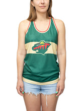 Load image into Gallery viewer, Minnesota Wild Women&#39;s Racerback Hockey Tank
