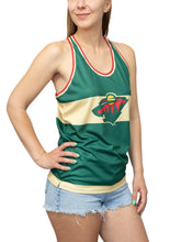 Load image into Gallery viewer, Minnesota Wild Women&#39;s Racerback Hockey Tank
