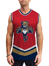 Load image into Gallery viewer, Florida Panthers &quot;Leaping Cat&quot; Alternate Hockey Tank
