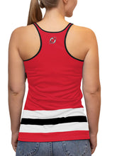 Load image into Gallery viewer, New Jersey Devils Women&#39;s Racerback Hockey Tank

