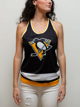 Load image into Gallery viewer, Pittsburgh Penguins Women&#39;s Racerback Hockey Tank
