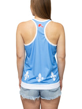 Load image into Gallery viewer, Quebec Nordiques Retro Alternate Women&#39;s Racerback Hockey Tank
