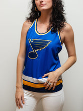 Load image into Gallery viewer, St. Louis Blues Women&#39;s Racerback Hockey Tank
