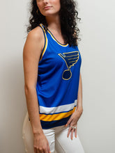 Load image into Gallery viewer, St. Louis Blues Women&#39;s Racerback Hockey Tank
