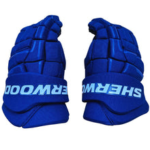 Load image into Gallery viewer, Sherwood Code NHL Team Stock Senior Hockey Gloves - Vancouver Canucks

