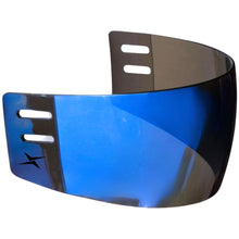 Load image into Gallery viewer, TronX S30 Blue Mirrored Anti-Scratch/Anti-Fog Hockey Helmet Visor
